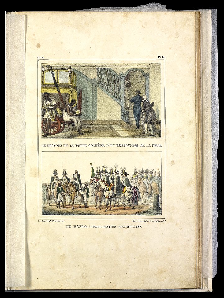 Le dessous de la porte cochère d'un personage de la cour, da Coleção Brasiliana Iconográfica