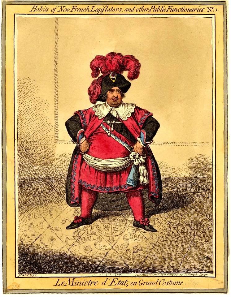 Le Ministre D'Etat, en grand costume. (BM 1851,0901.904)