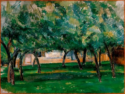 Le Clos normand (Hattenville), par Paul Cézanne, FWN 182