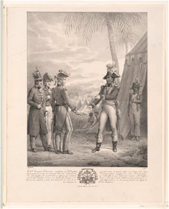 Le Gal. Toussaint-L'Ouverture remettant au Gal anglais... LCCN2004669331