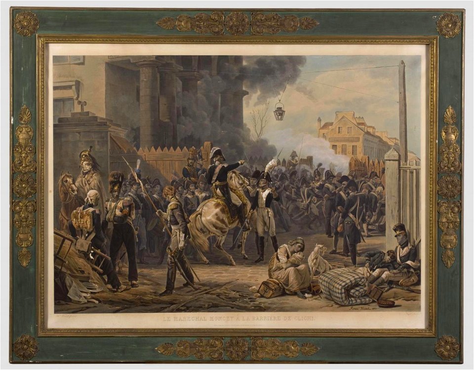 Le maréchal Monsey à la barrière de Clichy