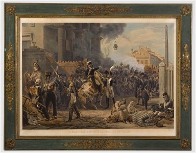 Le maréchal Monsey à la barrière de Clichy