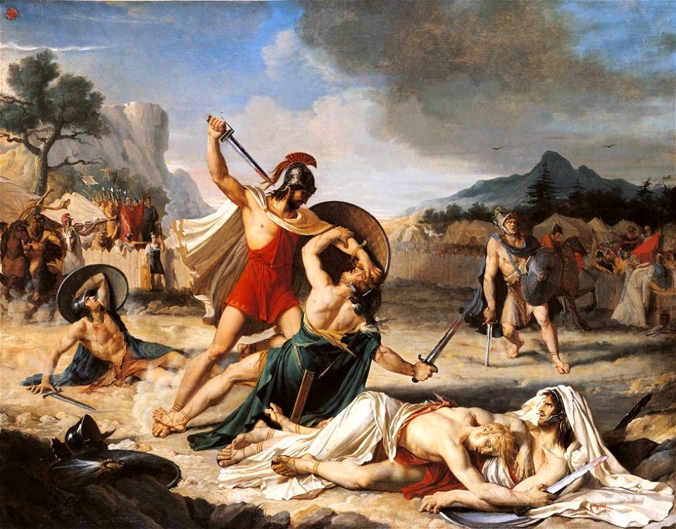 Le combat des Horaces et des Curiaces - Harriet, Fulchran Jean