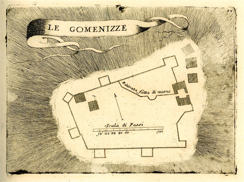 Le Gomenizze - Coronelli Vincenzo - 1688