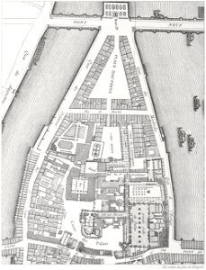 Le Palais de Justice et le Pont-Neuf 1754