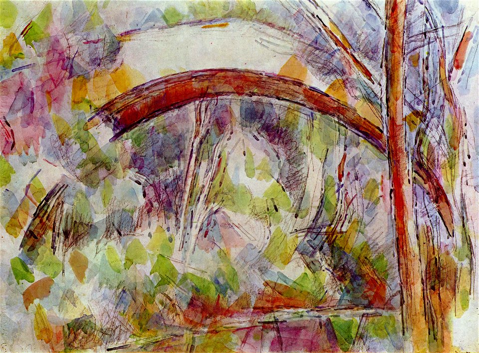 Le Pont des Trois Sautets, par Paul Cézanne, Yorck
