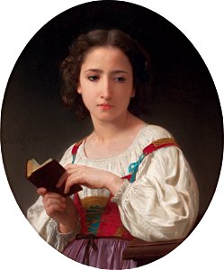 Le livre d'heures, by William-Adolphe Bouguereau