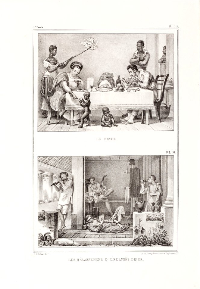 Le diner, da Coleção Brasiliana Iconográfica