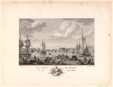 Le Port de Dieppe Vu du Grand Quai btv1b531855854