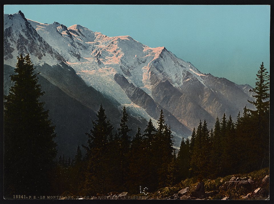 Le Montblanc, vu de la route de la Flégere LCCN2017650158