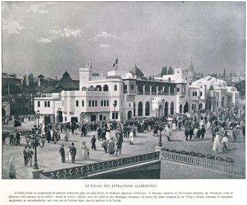 Le Palais des attractions algériennes, Exposition Universelle 1900