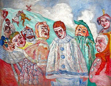 Le désespoir de Pierrot, ca 1910, oil on canvas, Kröller-Müller Museum, Otterlo