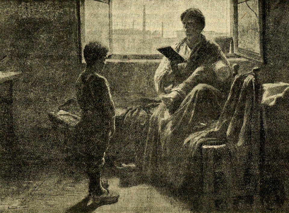Le due vite, quadro di Riccardo Salvadori