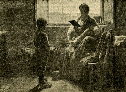Le due vite, quadro di Riccardo Salvadori