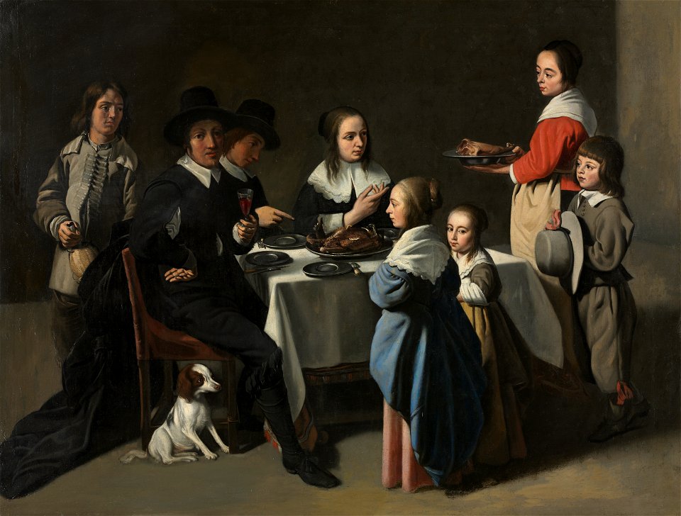 Le Nain - A Family Meal, c. 1645-55 or later
