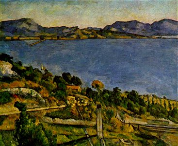 Le golfe de Marseille vu de l’Estaque, par Paul Cézanne