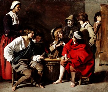 Le Nain - The Young Card-players c.1630-40