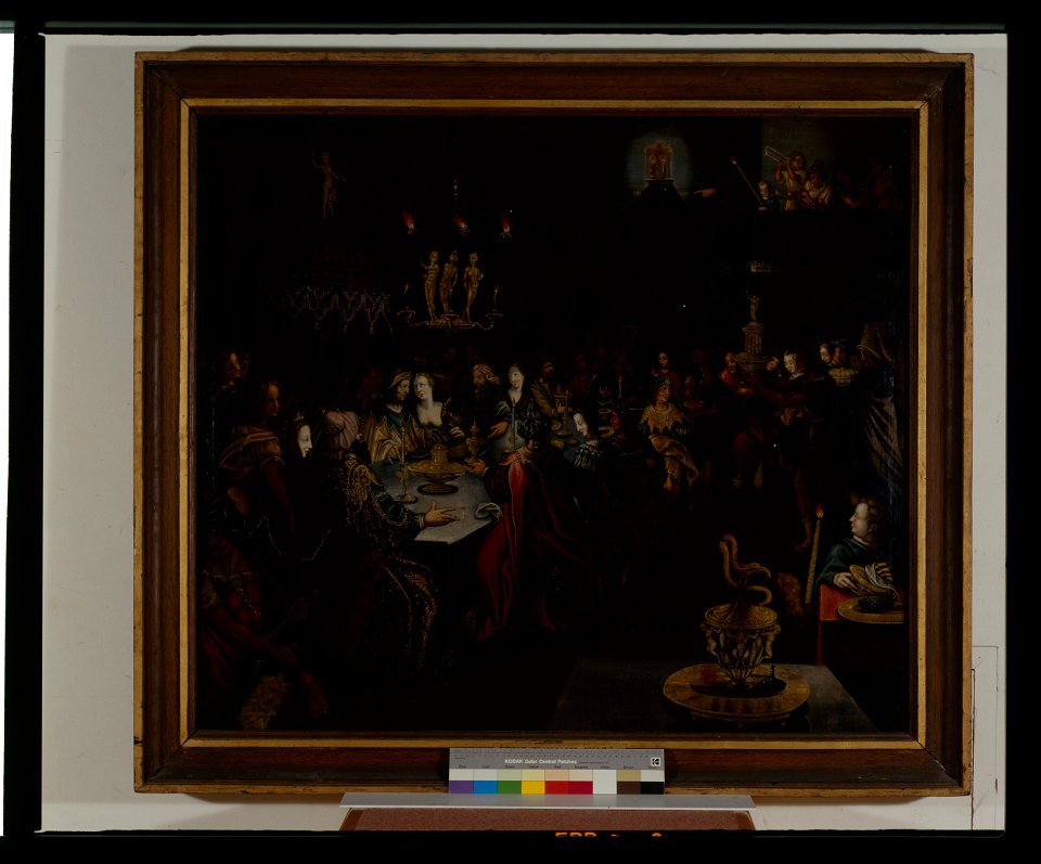 Le festin de Balthazar - anonyme - musée d'art et d'histoire de Saint-Brieuc