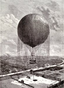 Le grand ballon captif de la cour des Tuileries