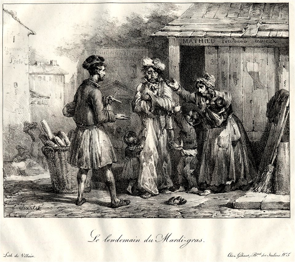 Le lendemain du Mardi-gras (BM 1869,0410.40)