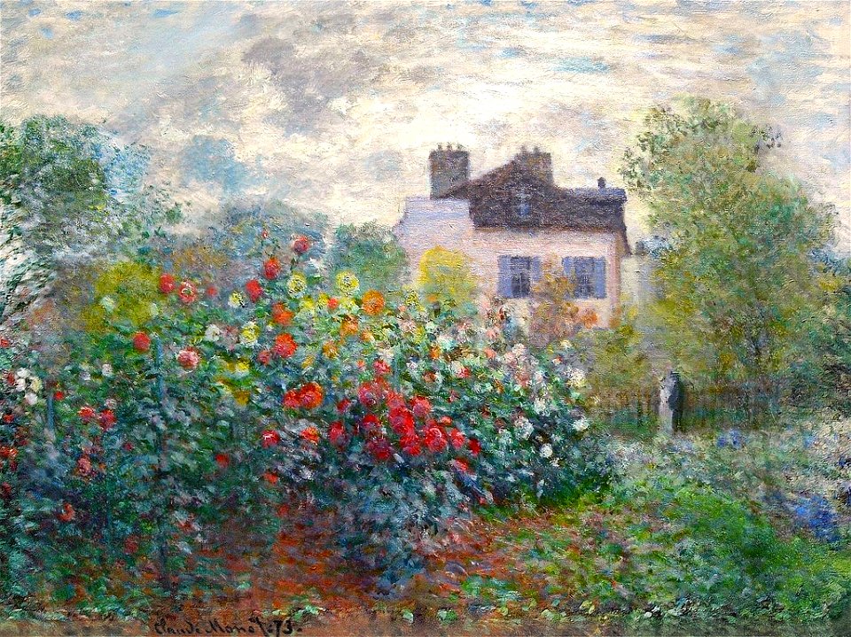 Le Jardin de Monet à Argenteuil (C Monet - W 286)