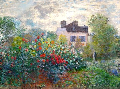 Le Jardin de Monet à Argenteuil (C Monet - W 286)