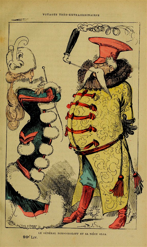 Le général Borogodoloff et sa nièce Olga