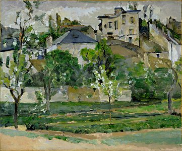 Le Jardin de Maubuisson, Pontoise, par Paul Cézanne, FWN 109