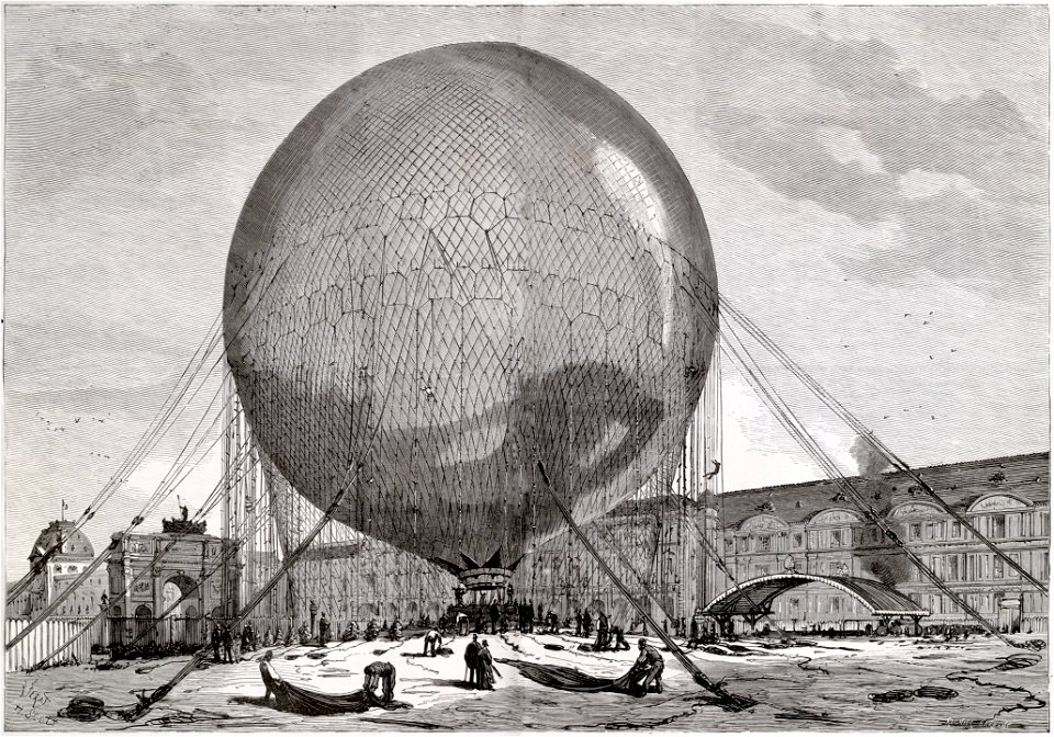 Le grand ballon captif de M. Giffard