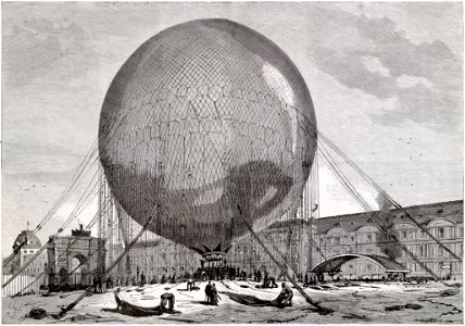 Le grand ballon captif de M. Giffard