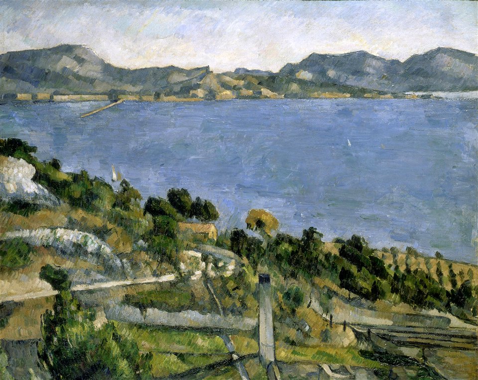 Le Golfe de Marseille vu de l'Estaque, par Paul Cézanne, FWN 119