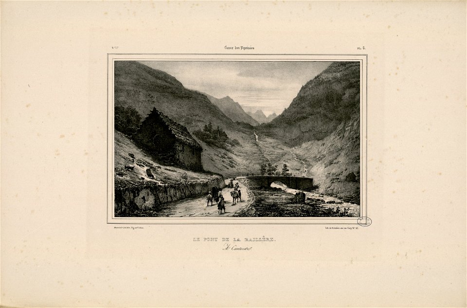 Le Pont de la Raillère - A Cauterets - Fonds Ancely - B315556101 A MONTHELIER 1 2 007