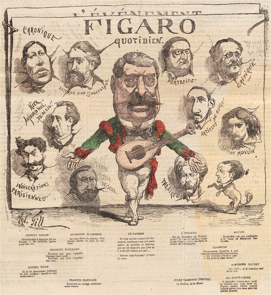 Le Figaro, par And. Gill (La Lune, 1866-11-18)