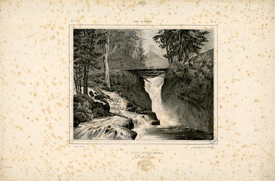 Le Pont d'Espagne - Val de Jéret - Fonds Ancely - B315556101 A MONTHELIER 1 2 009