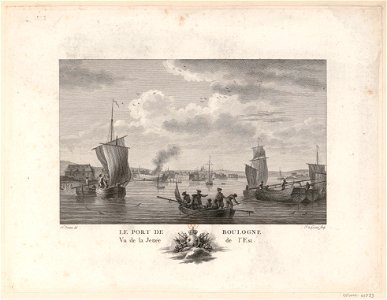 Le Port de Boulogne Vue de la Jettée de l'Est btv1b53185579h