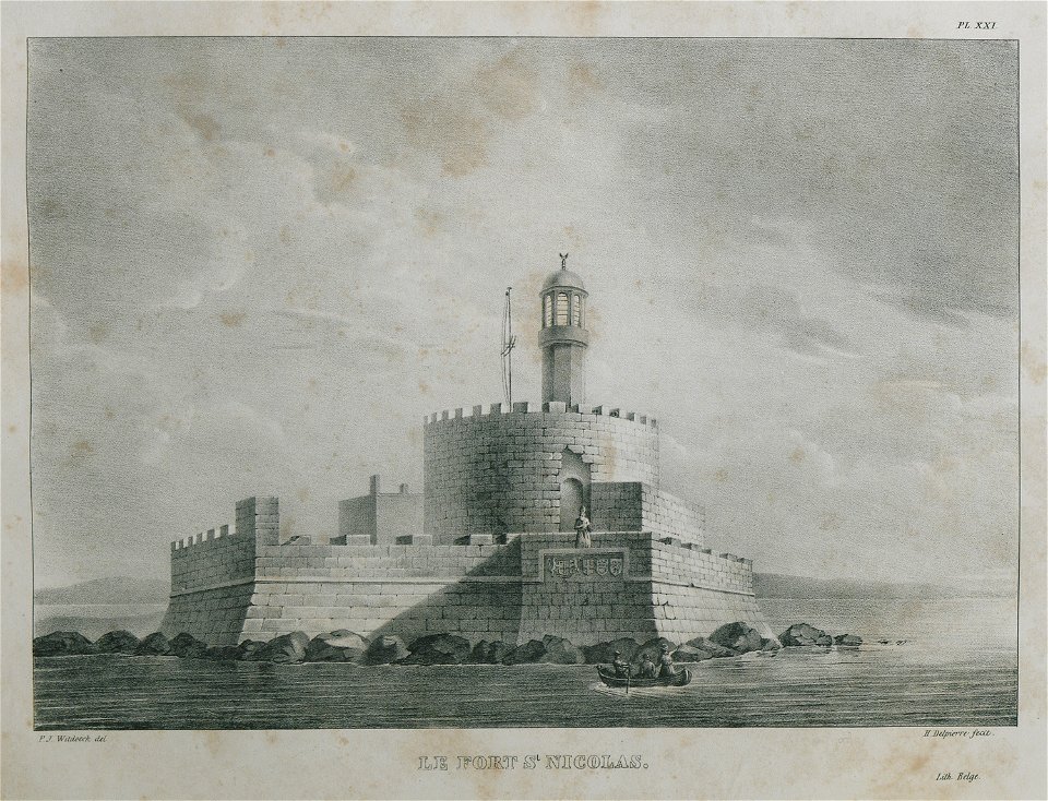 Le Fort St Nicolas - Rottiers Bernard Eugène Antoine - 1828
