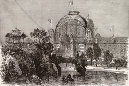 Le parc du Champ-de-Mars, Exposition Universelle 1878