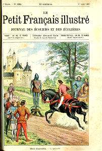 Le Petit Français ill 1903 Jeux d'autrefois - La quintaine, par Émile Mas