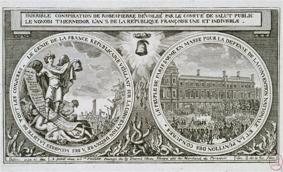 Le génie de la France républicaine veillant sur la Convention