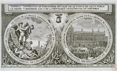 Le génie de la France républicaine veillant sur la Convention