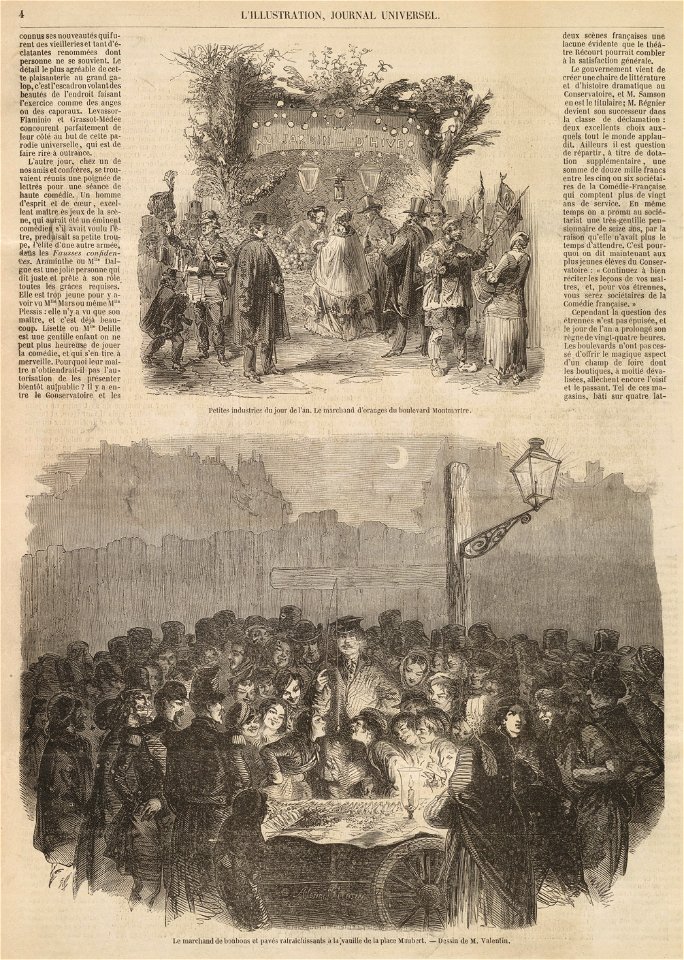 Le marchand de bonbons et pavés rafraîchissants à la vanille de la place Maubert