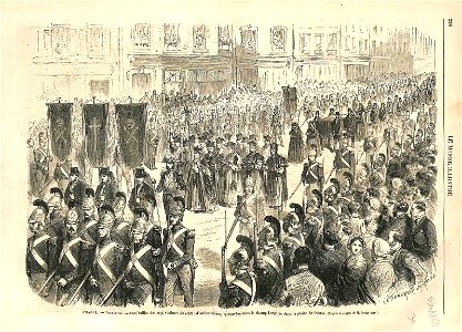 Le Monde illustré - Tourcoing - Funérailles de la famille Kinck