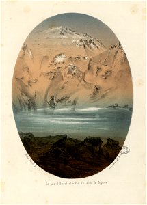 Le lac d'Oncet et le Pic du Midi de Bigorre - Fonds Ancely - B315556101 A ABADIE 1 068
