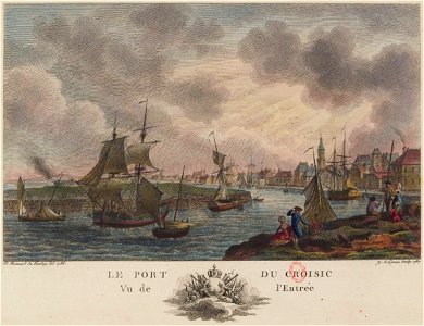 Le port du Croisic vers 1776