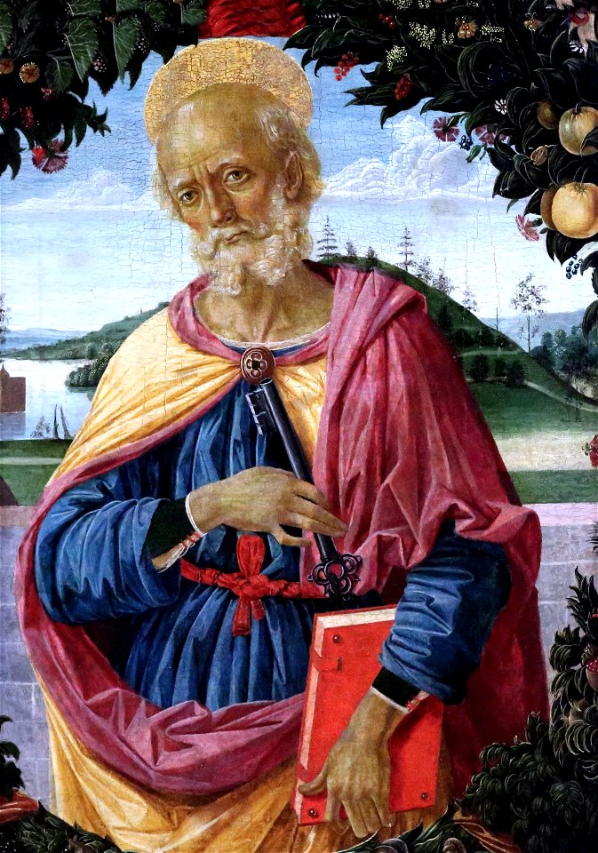 Le Perugin (Pietro Perugino) 1448-1524. Florence. Saint Pierre. vers 1475. Hannover. Landesmuseum