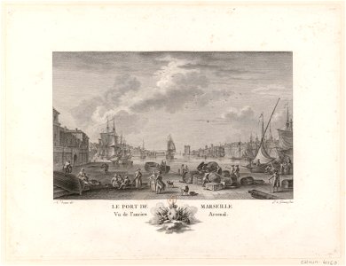 Le Port de Marseille Vu de l'ancien Arsenal btv1b53185640m