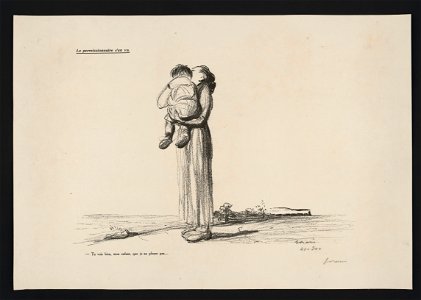Le permissionnaire s'en va. Tu vois bien, mon enfant, que je ne pleure pas LCCN2015648109