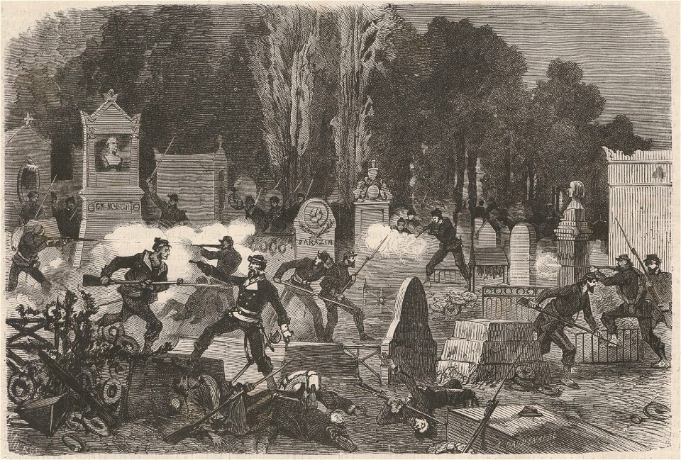 Le monde illustré - 24 juin 1871 - Derniers combats au Père-Lachaise