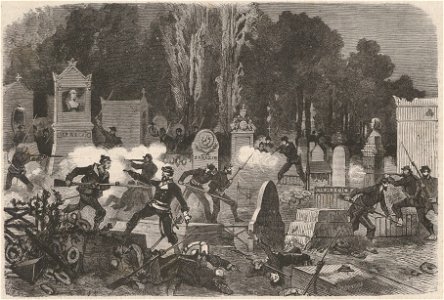 Le monde illustré - 24 juin 1871 - Derniers combats au Père-Lachaise
