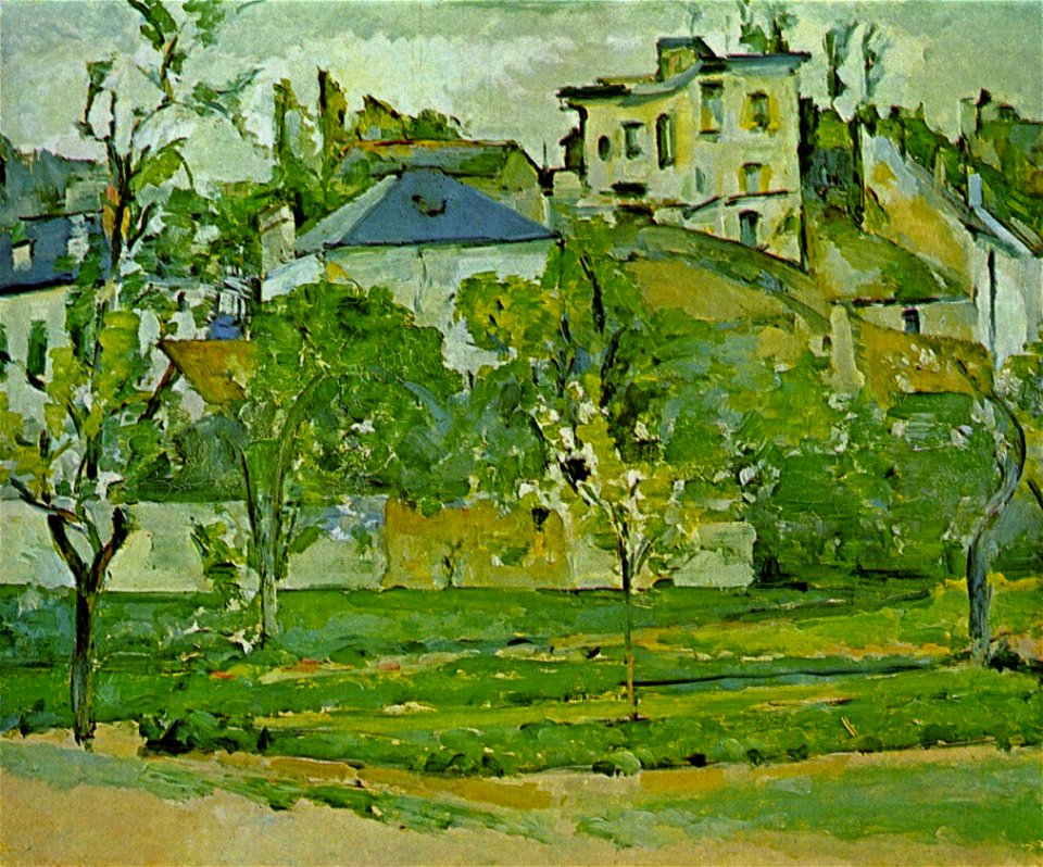 Le Jardin de Maubuisson, Pontoise, par Paul Cézanne, Yorck